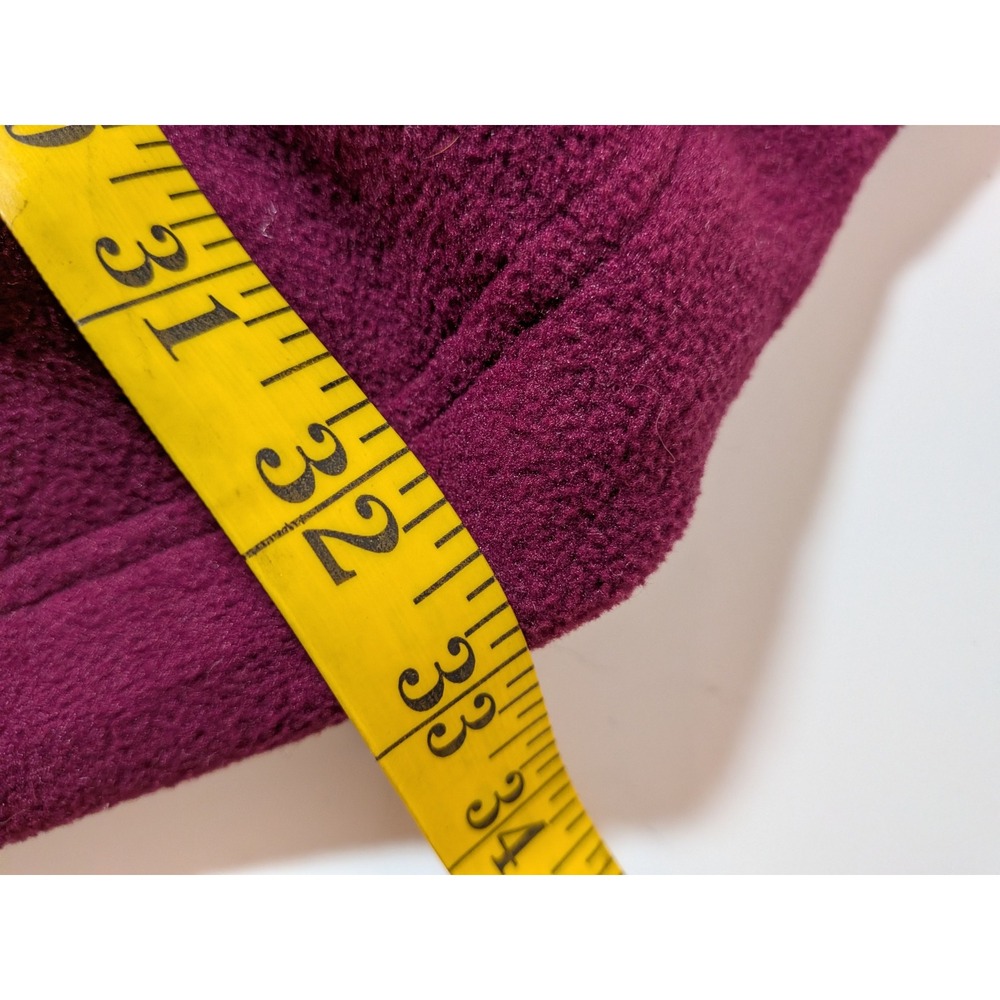 ActiveZone Women Berry Purple Fleece Full Zip Snap Jacket Funnel Neck 2-3x - Picture 5 of 5